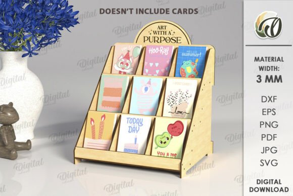3D Display Stand Laser Cut