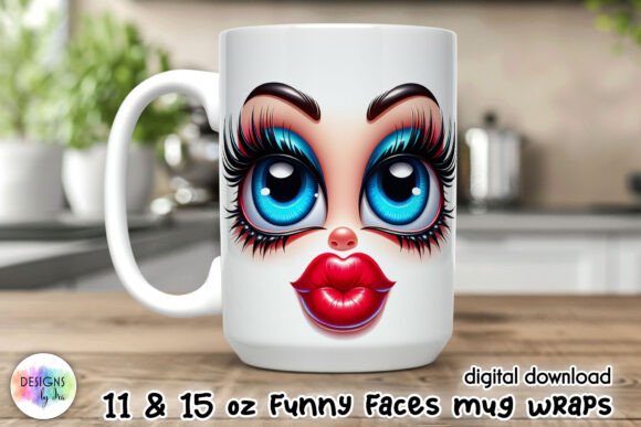 3D Funny Face Mug Wrap, Sarcastic Mug: Turning Everyday Coffee Breaks Into Conversation Starters