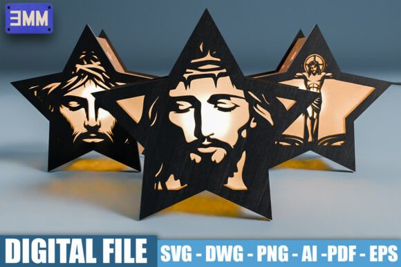 3D Jesus Christ Star Lantern Laser Cut: Bringing Spiritual Light to Your Space