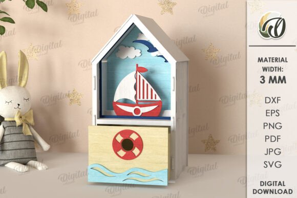 3D Kids House Box: A Creative Digital Asset for Playful Design
