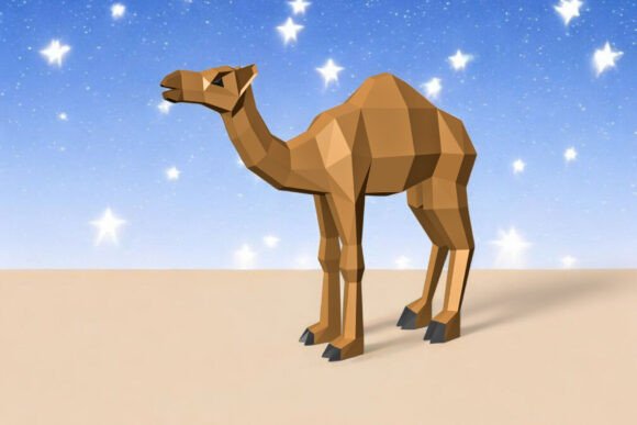 Camel - 3d Papercraft