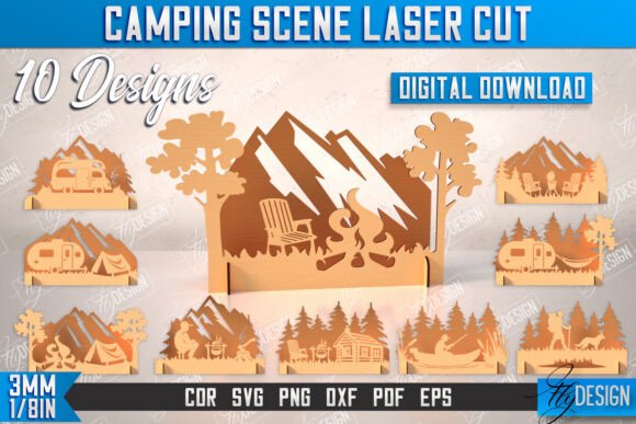 Elevating Outdoor Aesthetics: The Strategic Value of the 3D Camping Scene Bundle Adventure Vibe for Modern Makers