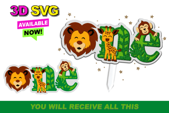Wild One Cake Topper 3D SVG: A Comprehensive Guide to Digital Crafting
